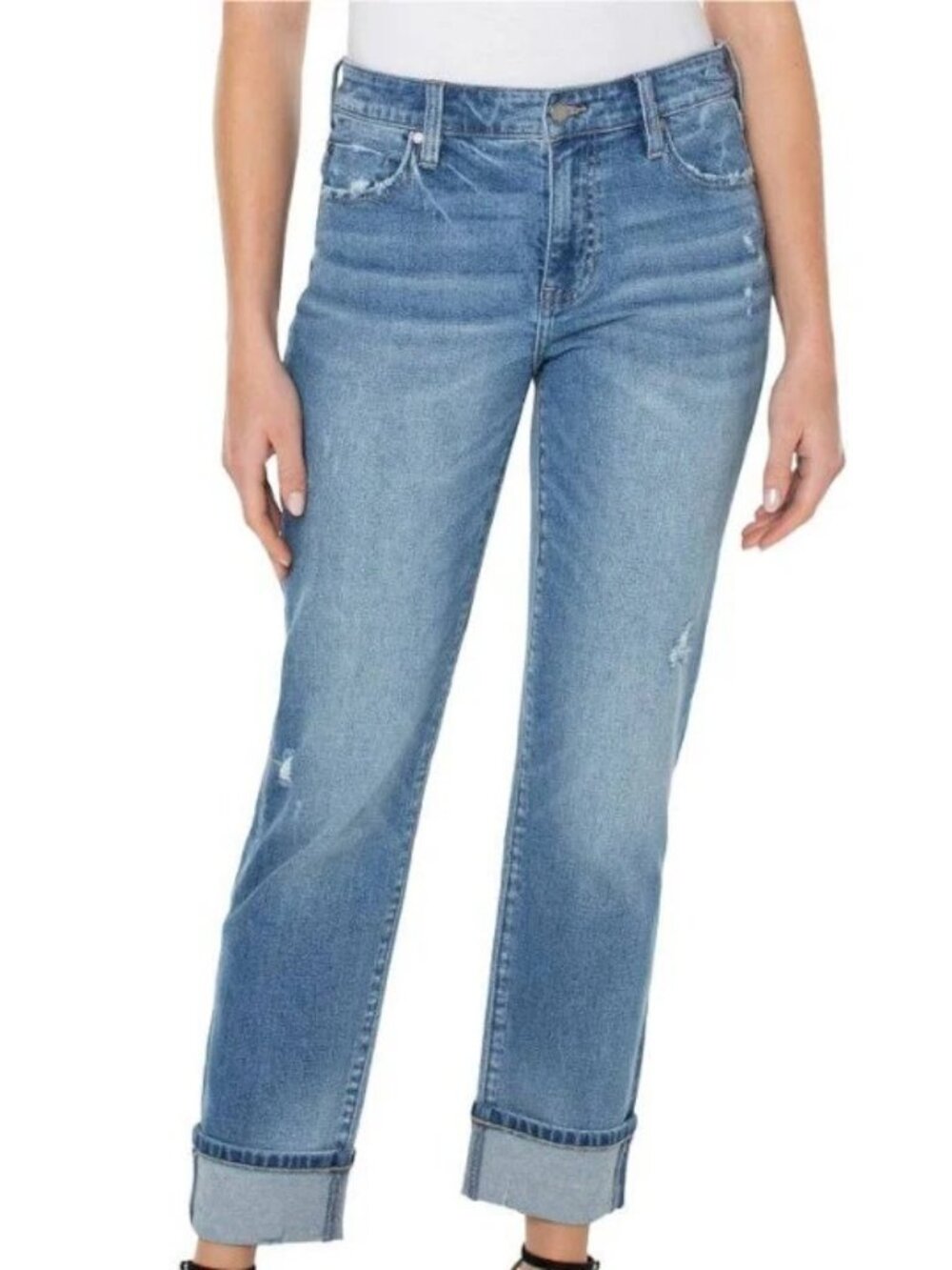 Liverpool LA Marley Girlfriend Cuffed Jeans ** Size 6/28